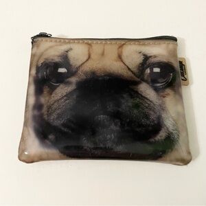 Catseye Pug Dog Face Zipper Pouch